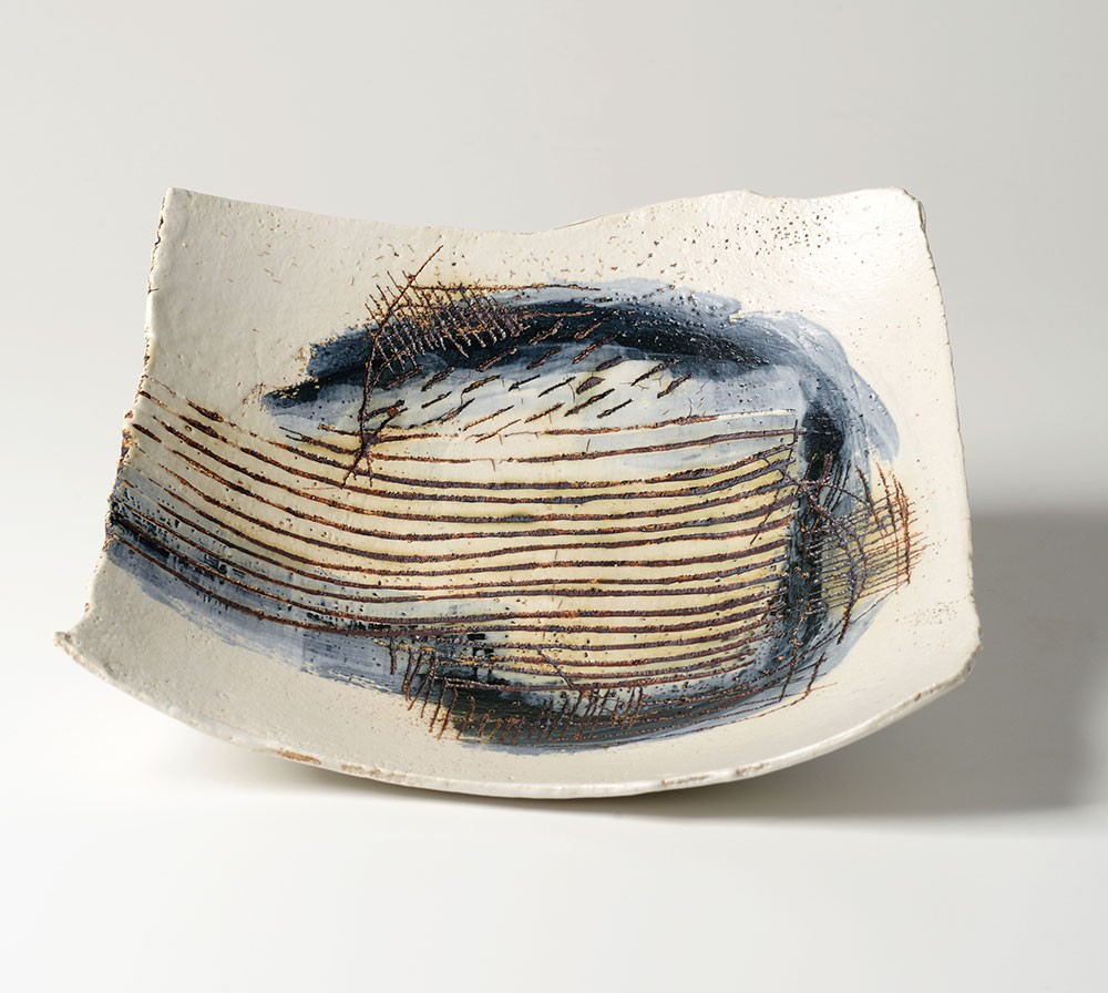 5. ‘Field Lines’ square dish - Laurel Keeley