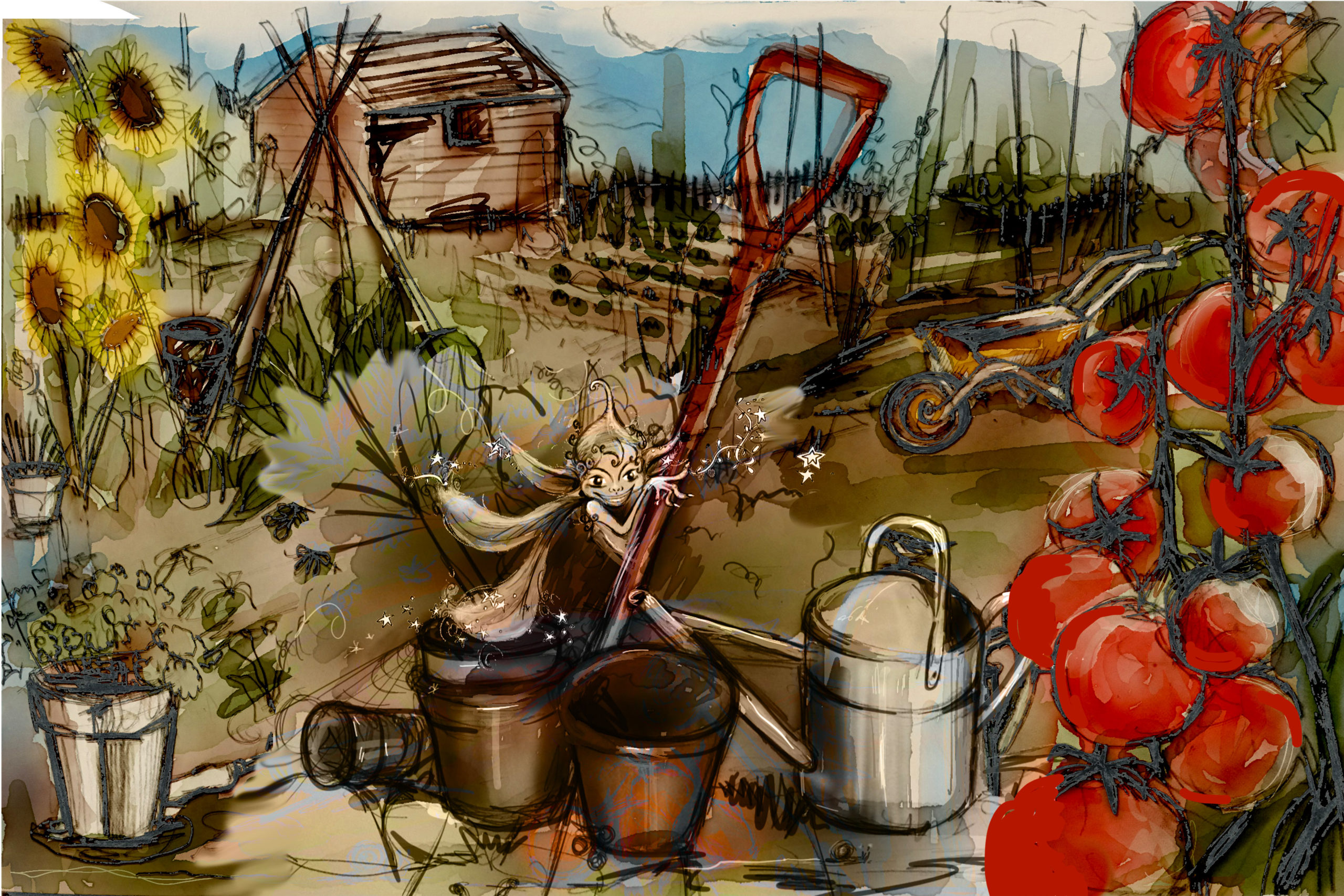 John Brolly The Piskie in the Garden — Cornwall 365 What's On