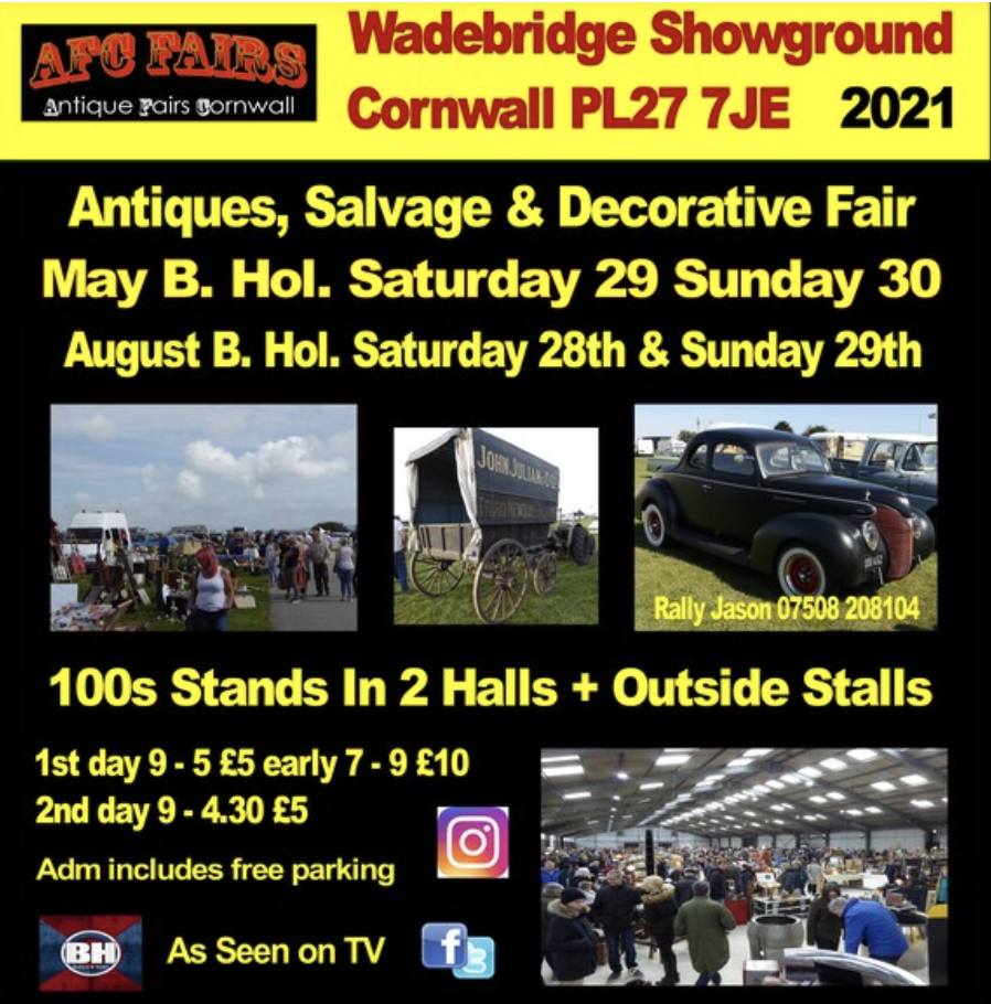 Antique, Salvage and Decorative Fair — Cornwall 365 What's On