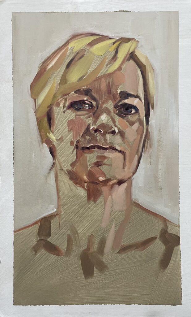 The Portrait Sketch in Oils with Hugh Appleton