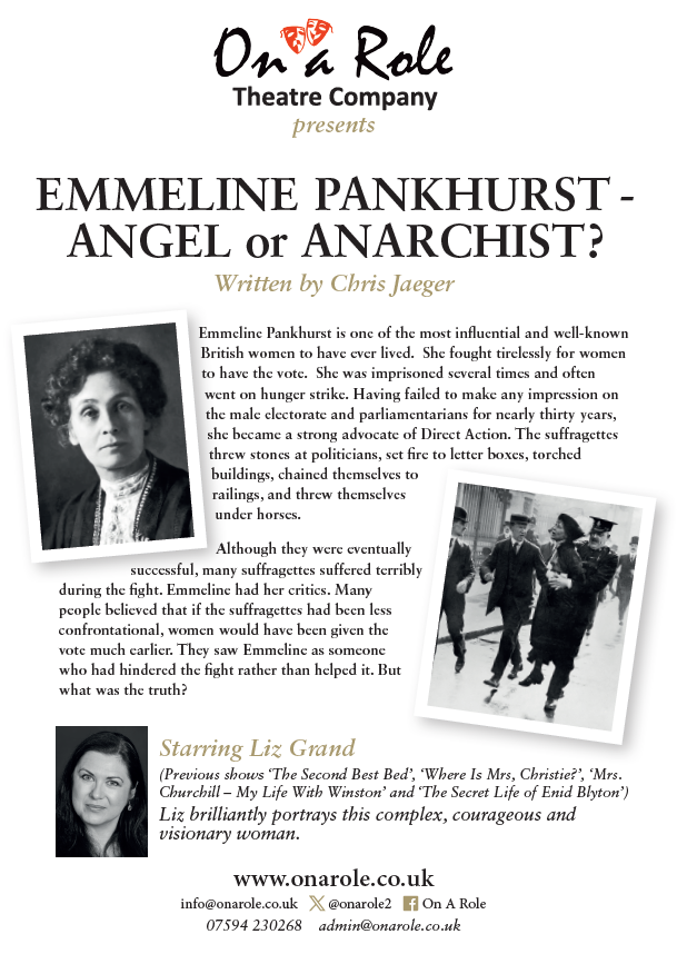Emmeline Pankhurst: Angel or Anarchist?