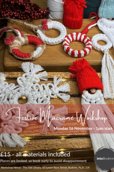 Macramé Festive Decorations Workshop