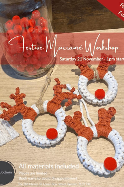 Macramé Family Fun Festive Decorations Workshop
