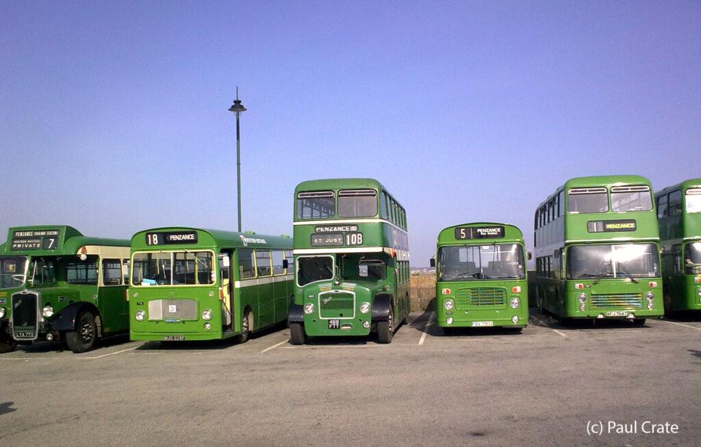Vintage Bus Day free rides from Penzance