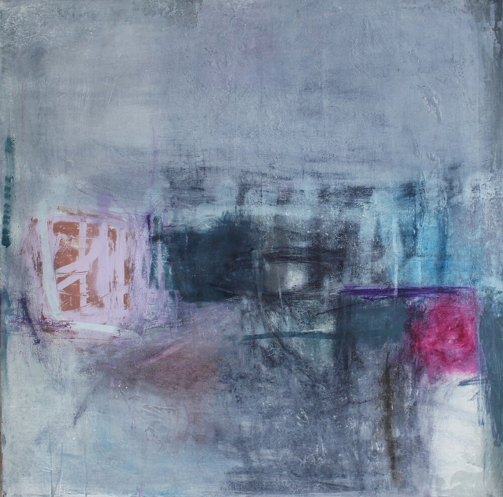 Abstract Landscapes with Oil & Coldwax