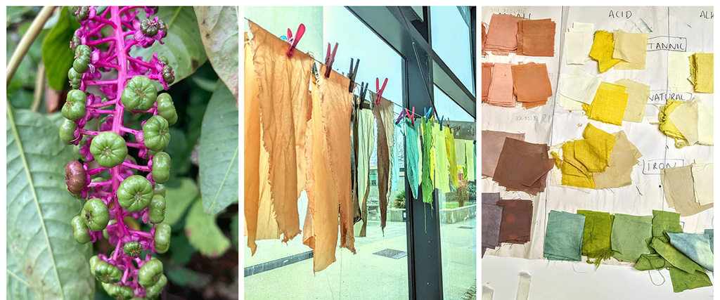 Natural Dye: Design and Print onto Silk